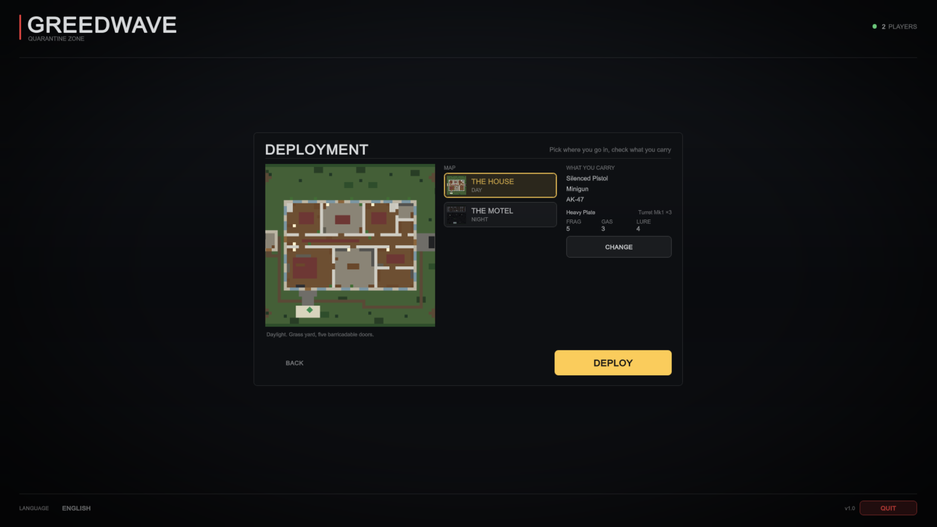 Deployment — choosing the location and the light you walk into